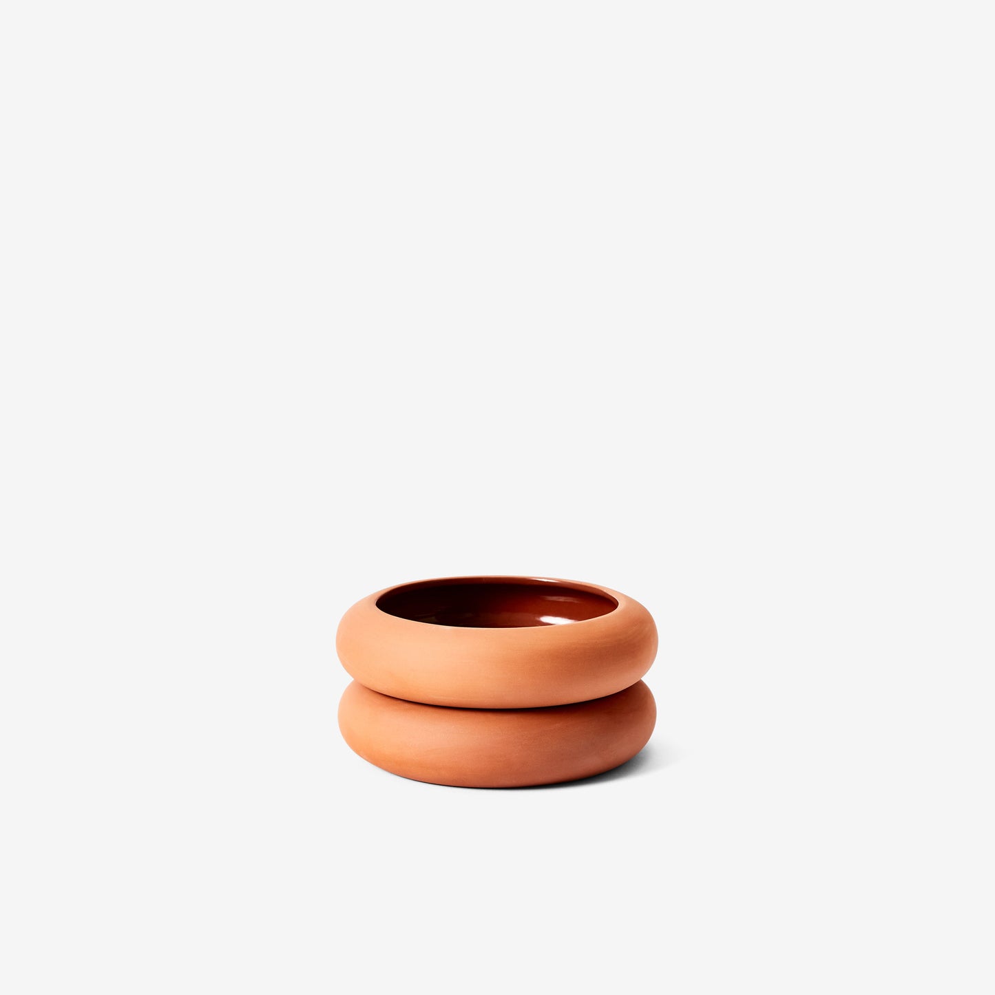 Stacking Planter - Short. Terracotta