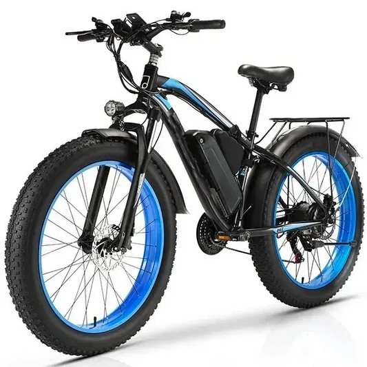【Adventure Awaits】1000W Fat Tire E-Bike | 48V 17.5Ah Long-Range Battery | 31MPH | Conquer Any Terrain