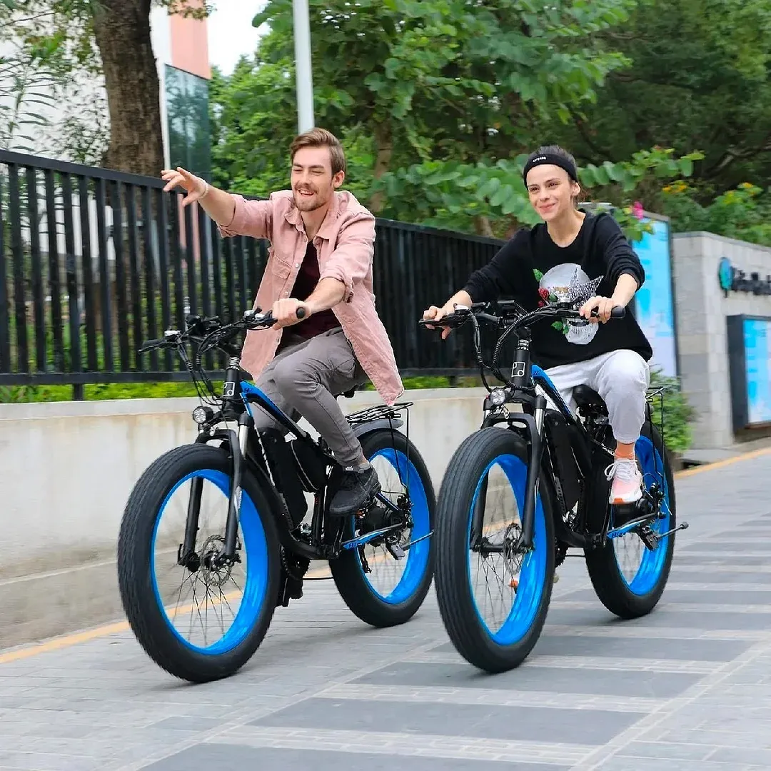 【Adventure Awaits】1000W Fat Tire E-Bike | 48V 17.5Ah Long-Range Battery | 31MPH | Conquer Any Terrain