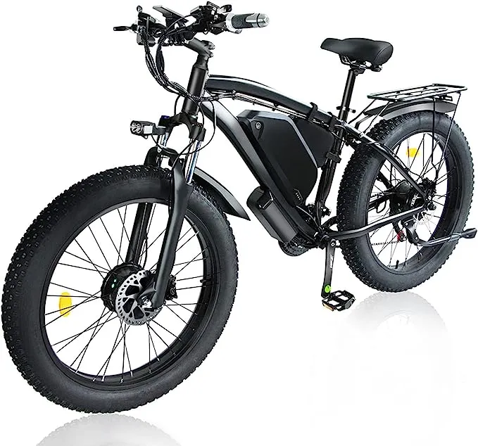【Adventure Awaits】1000W Fat Tire E-Bike | 48V 17.5Ah Long-Range Battery | 31MPH | Conquer Any Terrain